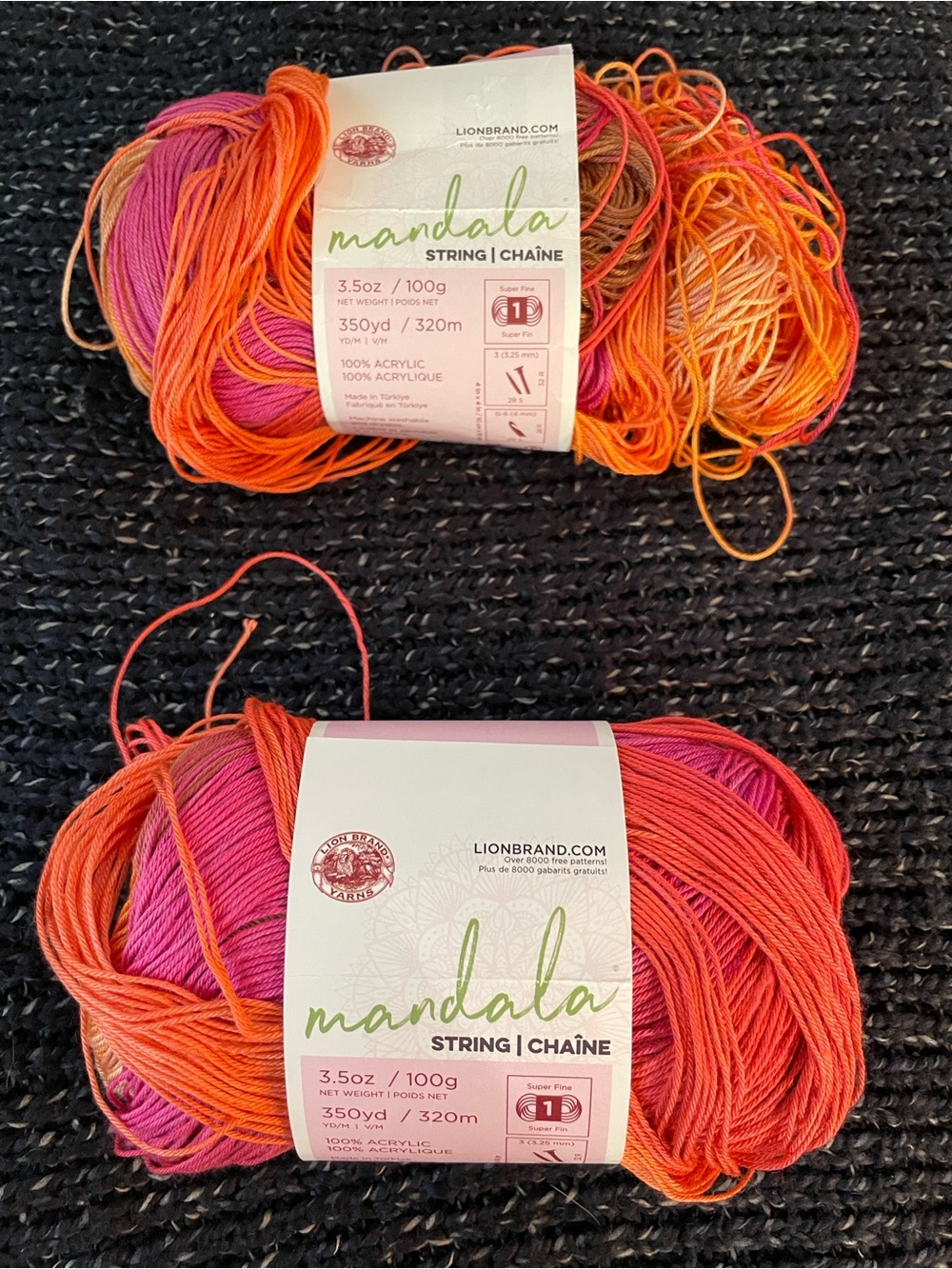 Lion Brand Mandala Multicolor Gradient Yarn - Jingle